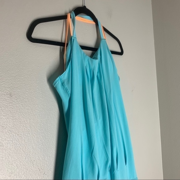 Lululemon Flow and Go Tank Top Blue Orange Open 4 - Picture 4 of 10